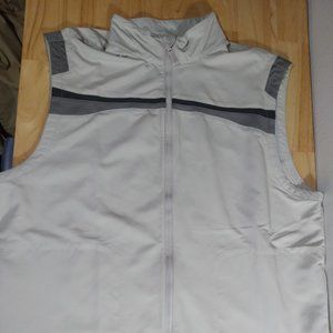 Nike Golf Swoosh Logo Zip Up Windbreaker Vest